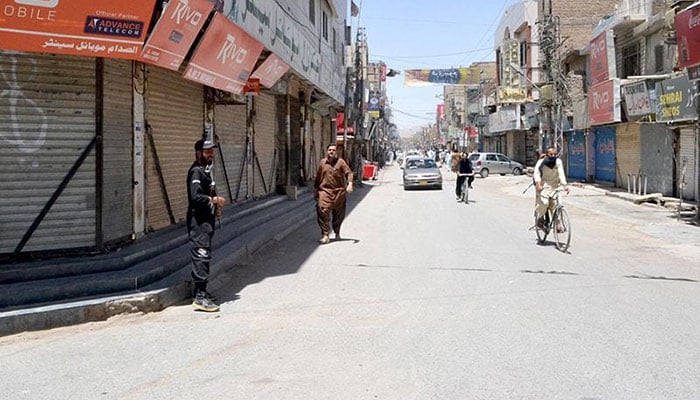 A widow in Balochistan waits for help during the lockdown