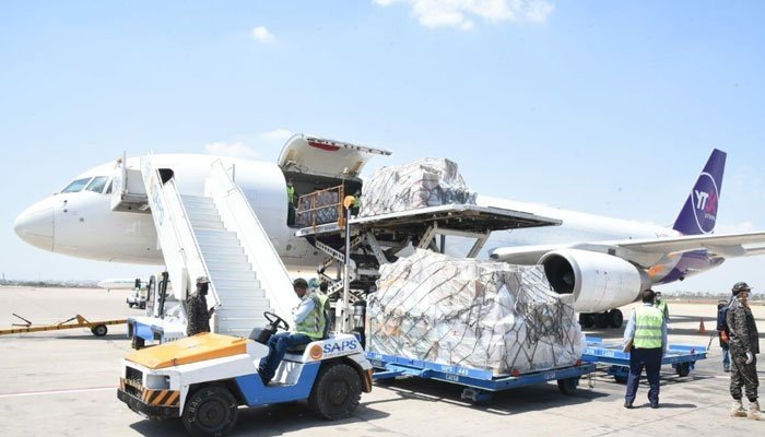 Another consignment of medical supplies from China reaches Islamabad