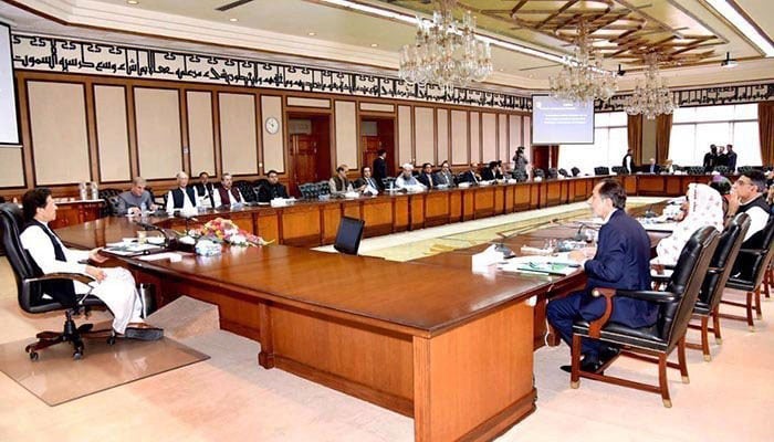 PM Imran Khan chairs Cabinet meeting on coronavirus pandemic