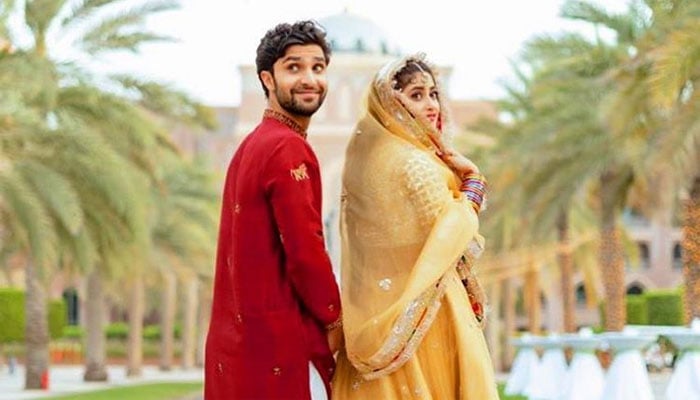 Sajal Ali showers love on Ahad Raza Mir’s endearing post