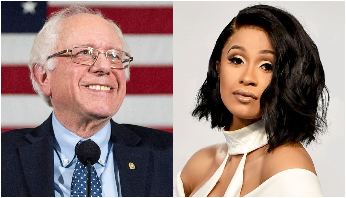 Bernie Sanders shows off ‘quarantine nails’ to Cardi B as they discuss elections