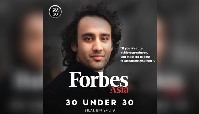 Pakistani student makes it to Forbes 30 Under 30 Asia 2020 list - Geo News