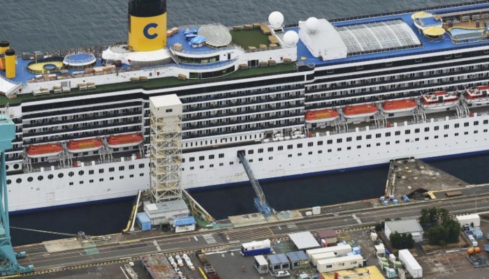 Around 50 test positive for coronavirus on Italian cruise ship in Japan 