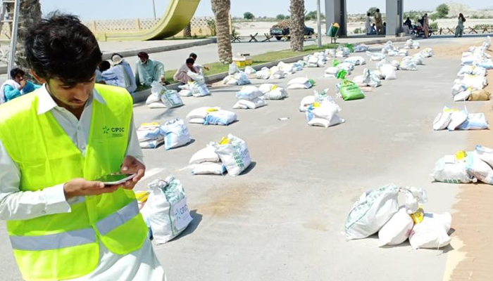 British Pakistani group starts ration drive in Gwadar