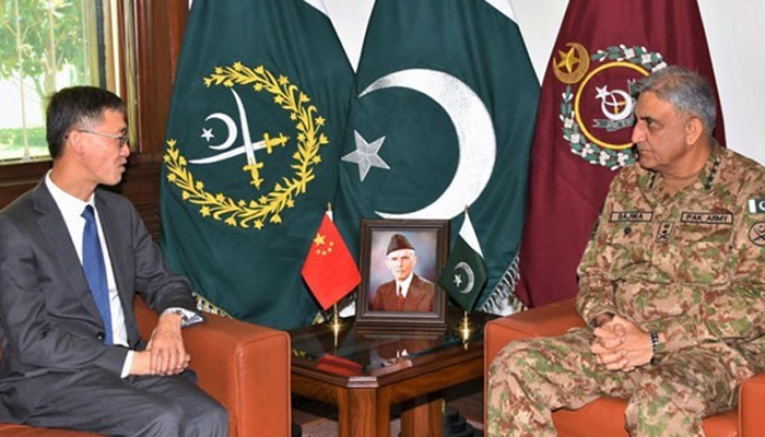 Chinese envoy discusses COVID-19 situation with COAS Bajwa