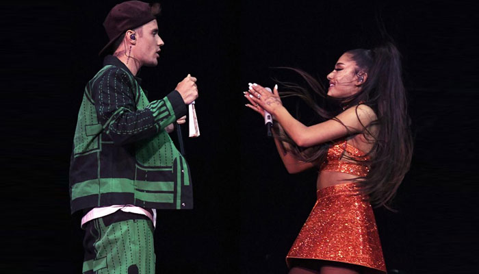 Justin Bieber, Ariana Grande beat 6ix9ine to rule the chart with 'Stuck With U'