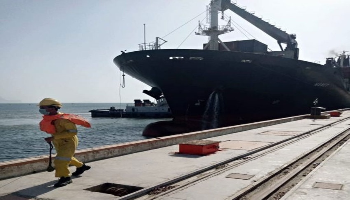 Under Afghan Transit Trade, first bulk cargo ship reaches Gwadar