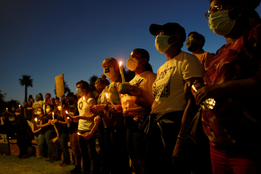 In pictures: George Floyd protests and the Black Lives Matter movement