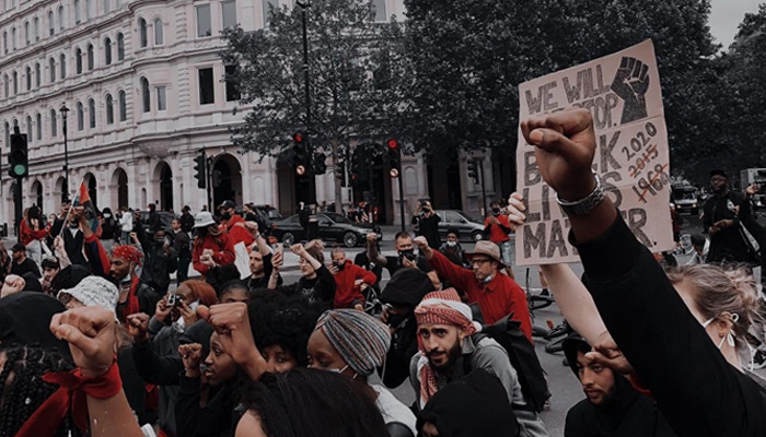 George Floyd murder: Pakistani students in London show solidarity with protesters