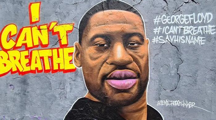 George Floyd killing: Mural on former Berlin Wall honours black man murdered by police