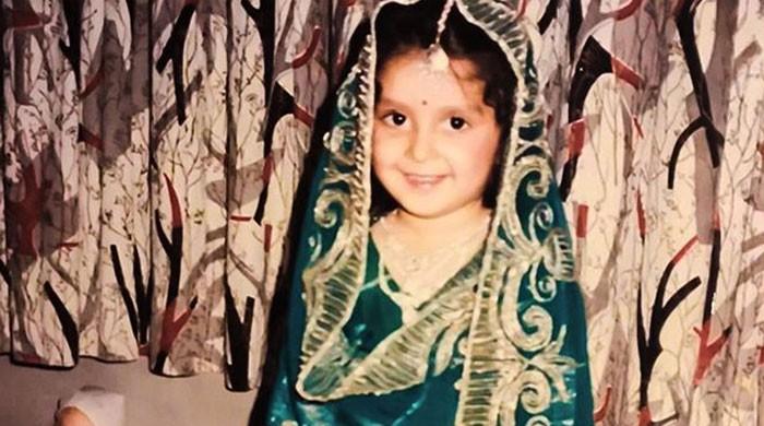 Ayeza Khan's cute childhood photo wins hearts