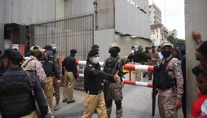 Security forces foil terrorist bid to take over Pakistan Stock Exchange in gun and grenade attack
