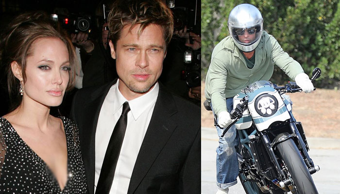 Brad Pitt spotted leaving ex-wife Angelina Jolie’s home in L.A