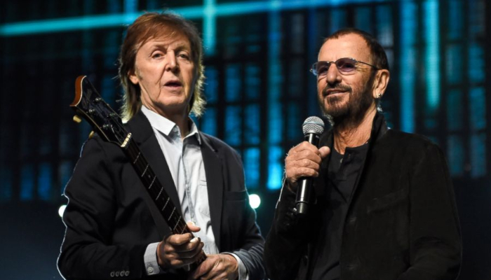 Beatles' Paul McCartney and Ringo Starr come together for a mega-reunion