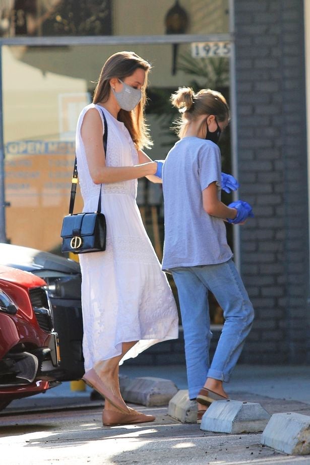 Angelina Jolie seen for first time in months as she goes shopping