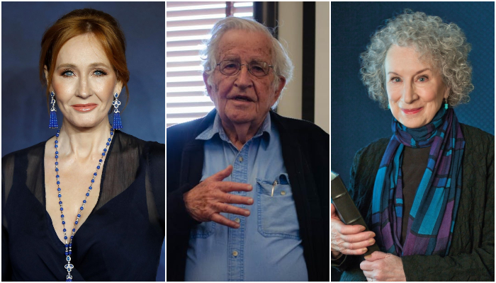 J.K. Rowling, Atwood, Chomsky warn 'free speech is under the threat of intolerance'