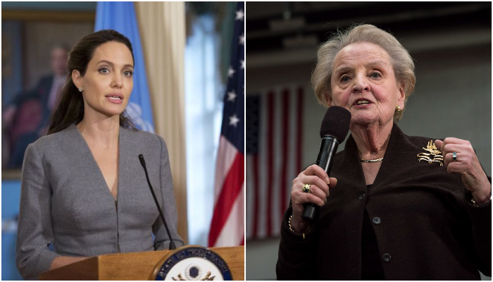Angelina Jolie, Madeleine Albright discuss the changing face of politics for women