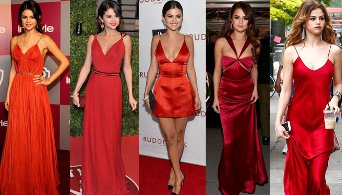 red selena outfit