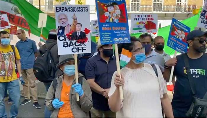 London: Protest encouraged by Indian govt against China fails
