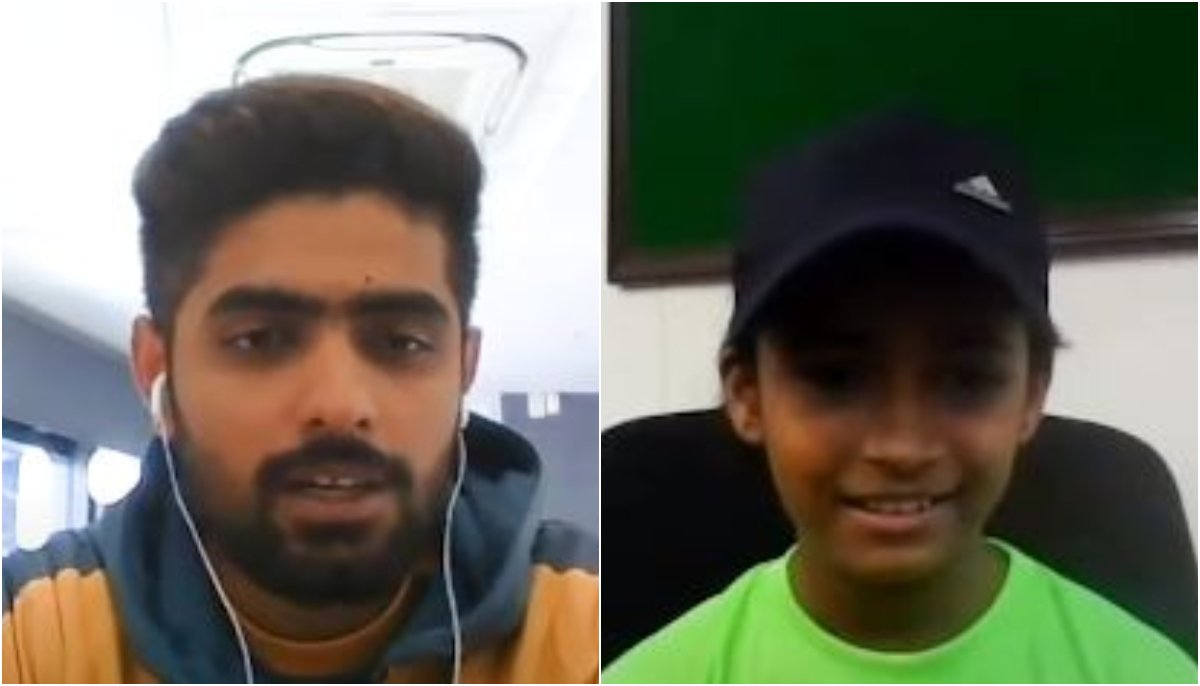 Babar Azam meets eight-year-old super fan from Lahore