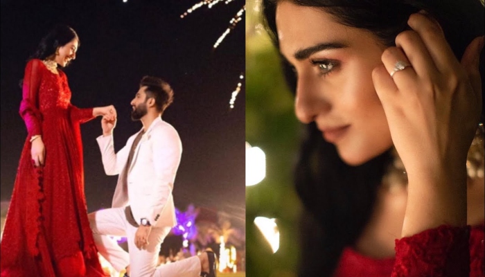 TV actress Sarah Khan announces engagement to singer Falak Shabir