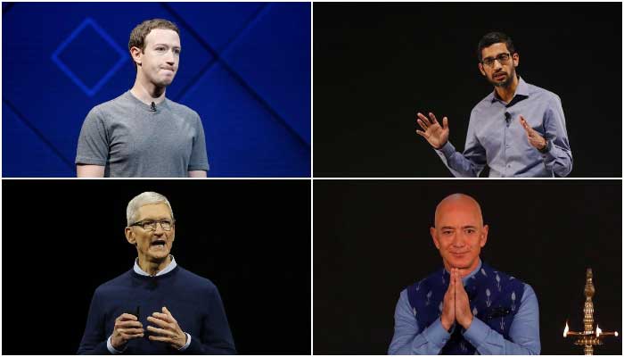 Facebook, Amazon, Apple and Google chiefs to testify before US Congress
