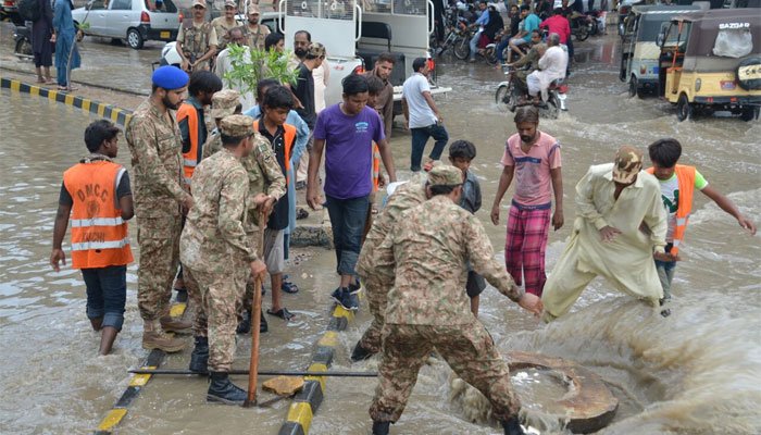 Urban flooding threatens Karachi, lower Sindh as MET office forecasts fourth spell of rain