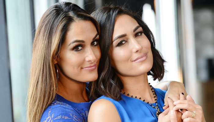 Twin sisters Brie and Nikki Bella give birth to baby boys one day apart