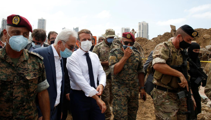 Macron vows to help mobilise aid for Lebanon as death toll reaches 145 after devastating blast