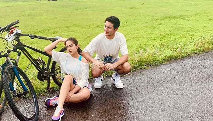 Sara Ali Khan enjoys a day out with brother Ibrahim Khan, shares adorable photos