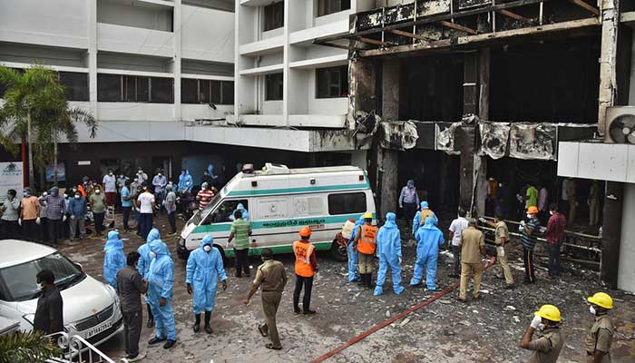 At least seven dead in fire at coronavirus facility in India