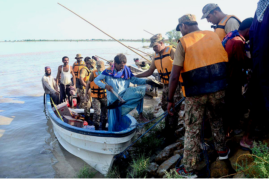 In pictures: Heroism and hardship in flood-stricken Dadu