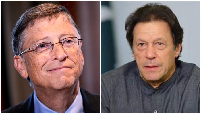 PM Imran discusses COVID-19, polio eradication with Bill Gates