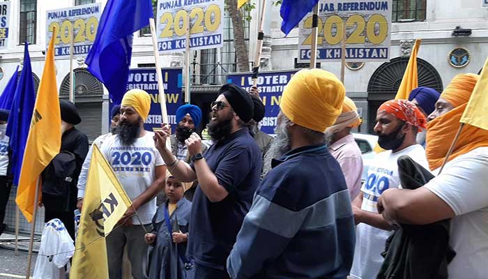 Sikhs, Kashmiris mark ‘Black Day’ on August 15 in London