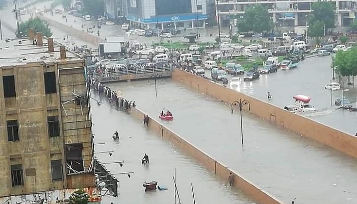 Karachi rains: 23 dead as unprecedented storms drown city of lights