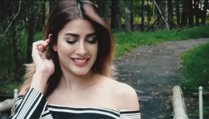 Mehwish Hayat looks ethereal in a statement off-shoulder top