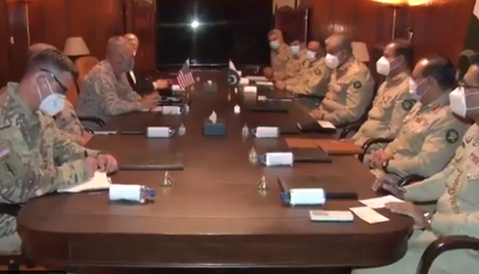 Gen Bajwa, US CENTCOM chief discuss Afghan peace, military cooperation