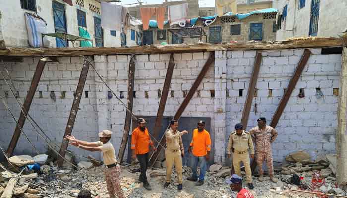 Two dead, multiple injured as yet another residential building collapses in Karachi’s Lyari