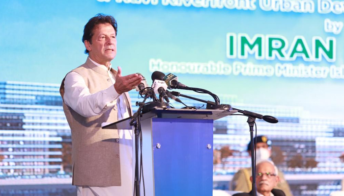 Important to 'dream big', says PM Imran at ground-breaking of Lahore waterfront project