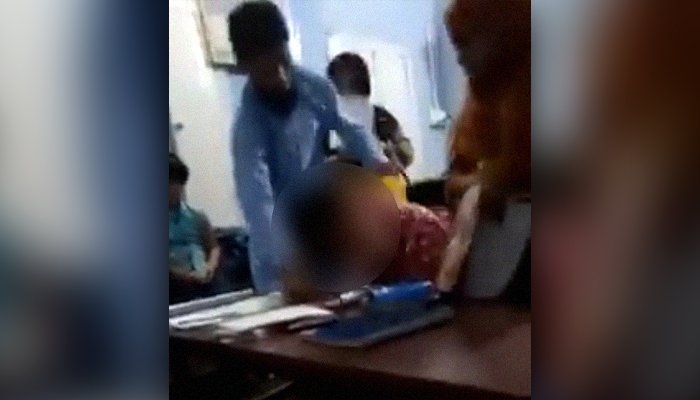 Jhelum teacher arrested for beating students after video goes viral