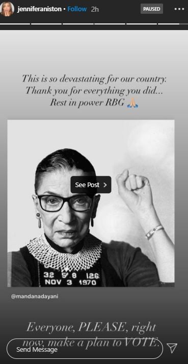 Ruth bader ginsburg vote hotsell