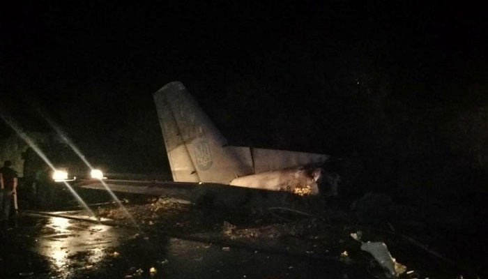At least 22 killed as military plane crashes in eastern Ukraine
