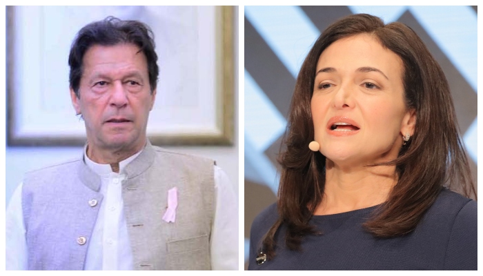 PM Imran Khan raises hate speech issue with Facebook COO Sheryl Sandberg