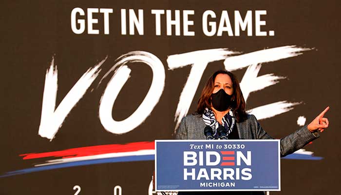 Setback for Kamala Harris as team member tests positive for coronavirus