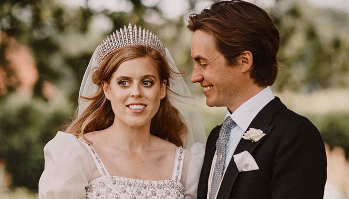 Princess Beatrice on wearing the Queen’s gown at her wedding