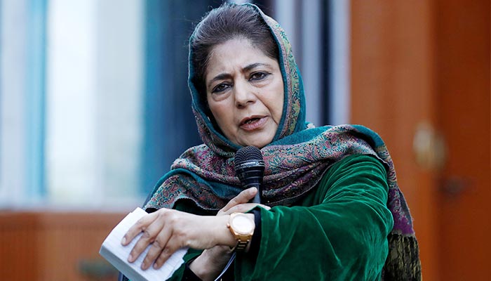 Mehbooba Mufti refuses to raise India's national flag in hard-hitting press conference