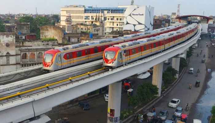 Punjab Cm Buzdar Inaugurates Lahore Orange Line Train Project
