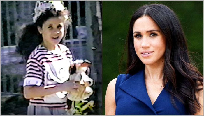 Meghan Markle pretends to be the Queen in rare 1990 video