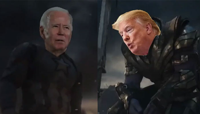 Joe Biden and Donald Trump face off in hilarious 'Endgame' inspired viral video