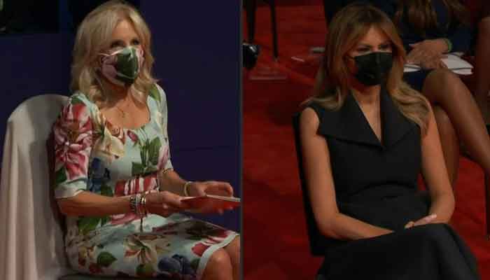 Melania Trump gives Jill Biden the cold shoulder after US election result